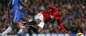 Beware of falling forwards: Ashley Young has garnered himself a reputation for diving. 