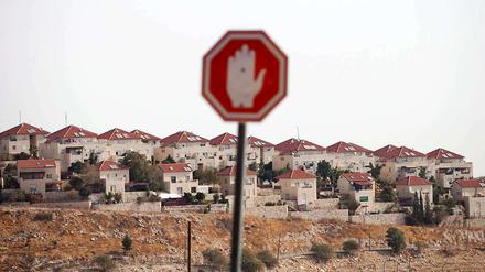 Vorerst gestoppt. Siedlungsbau der Israelis.