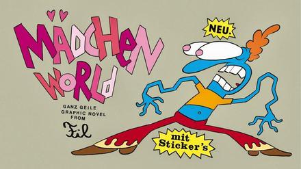 Wir auf der Comicmesse signiert: Fils neues Buch "Mädchenworld".