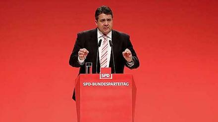 Sigmar Gabriel wurde auf dem Parteitag in Leipzig zum Parteivorsitzenden wiedergewählt. Das Ergebnis war trotzdem ein Dämpfer.