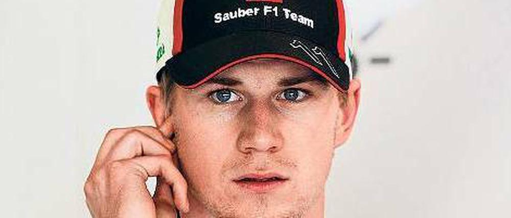 Bedingt gesprächsbereit. Nico Hülkenberg hatte einige Probleme mit Sauber, könne seinen Vertrag nun aber doch verlängern.