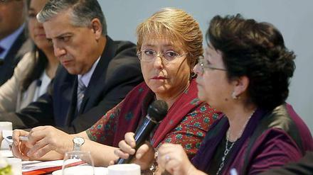 Kandidatin Michelle Bachele: "Ein Chile für alle"