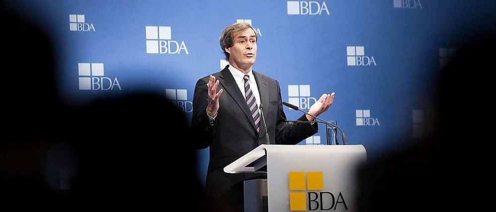 Eher leise und bedächtig ist die neue Stimme der BDA. Auch bei den Gewerkschaften wird Ingo Kramer geschätzt.