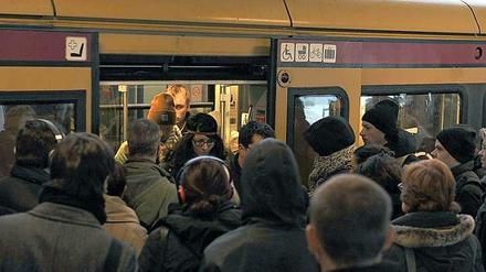 Ansturm. Die Berliner S-Bahnen sind oft gut besucht.