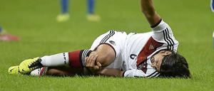 Schlimme Diagnose. Sami Khedira hat sich gegen Italien einen Kreuzbandriss zugezogen.