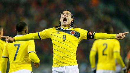 Neue Macht. Radamel Falcao schoss Kolumbien zur WM nach Brasilien und auf Platz Nummer vier der Weltrangliste.