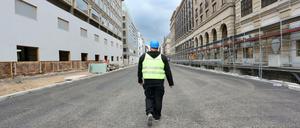 Platz da! Bald fahren hier wieder die Auto- und Radfahrer.