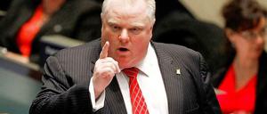 Rob Ford bei der Stadtratsitzung am Montag.