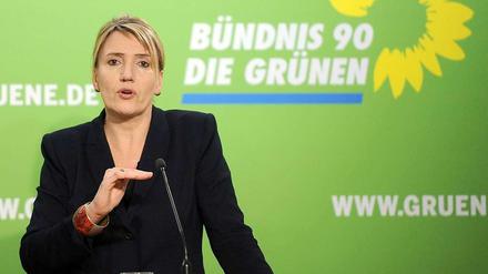 Mit uns nicht: Simone Peter will mit den Grünen kein Kanzlerinnen-Notnagel sein. 