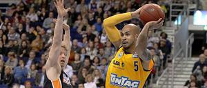 Albas Topscorer mit 24 Punkten: David Logan (rechts).