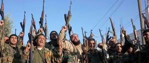 Soldaten auf Assads Seite: Die Staats-PR verbreitet Schauergeschichten