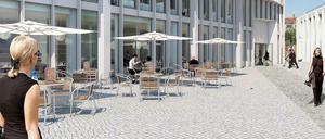 Auch neben dem Total Tower geht es voran. Hier entsteht ein kleine Nachbar, der dem großen ähnelt. Ab 2014 wird gebaut.