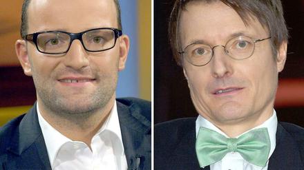 Jens Spahn (CDU) und Karl Lauterbach (SPD).