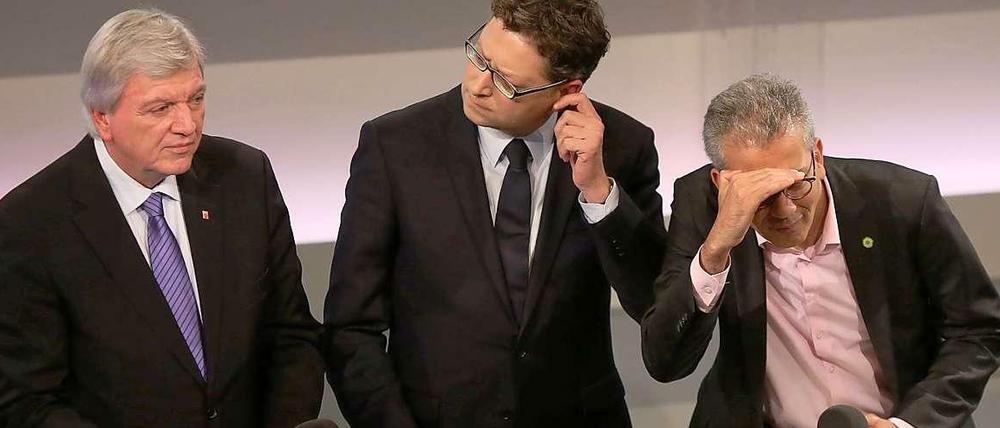 Koalitionssuche in Hessen vor dem Abschluss: alles deutet auf Schwarz-Grün hin.