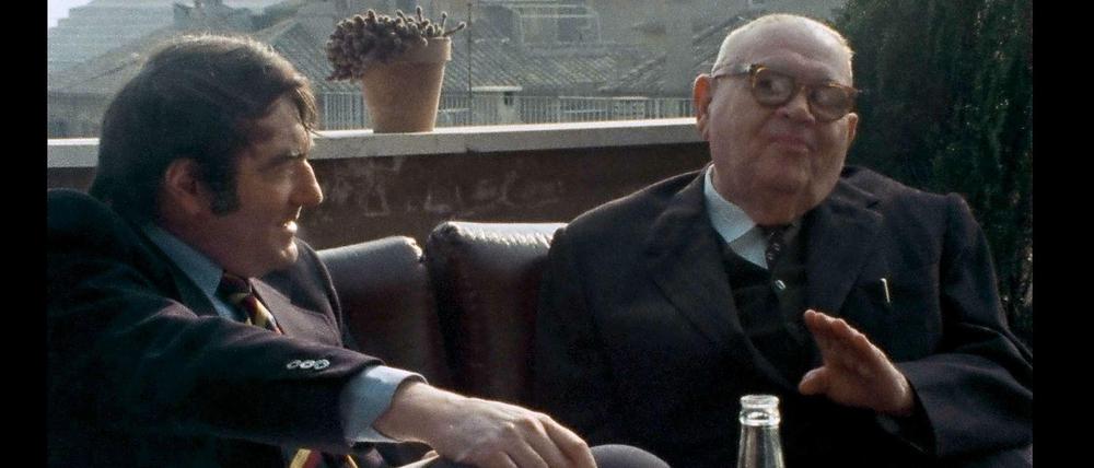 Claude Lanzmann und Benjamin Murmelstein