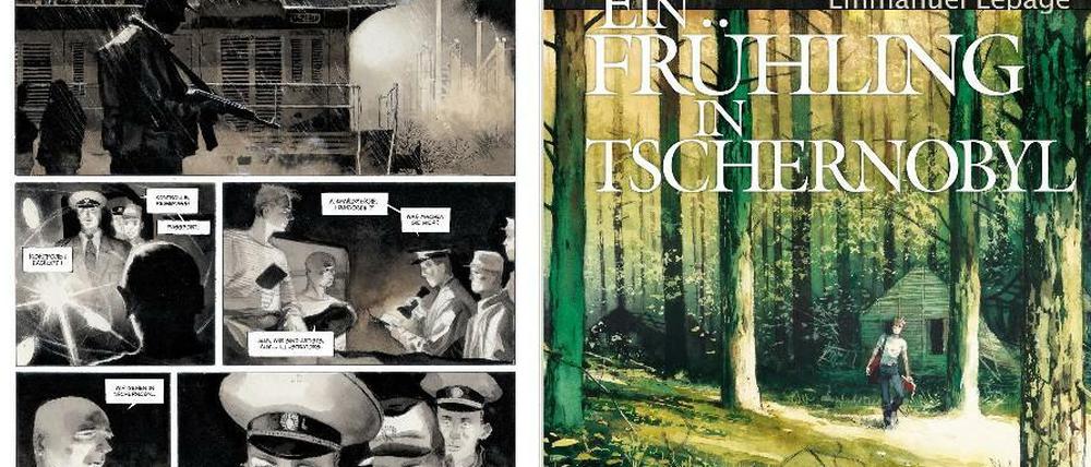 Hybris, Heldentum und Hoffnung: Eine Seite aus dem Buch und das Covermotiv.