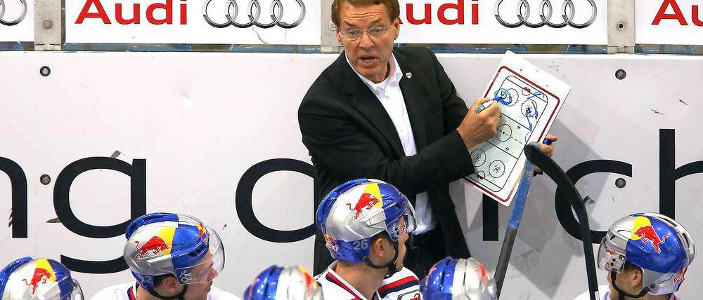Pierre Pagé wird noch nicht von all seinen Spielern in München richtig verstanden.
