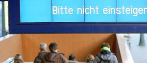 In Berlin ist seit Freitagabend der Nord-Süd-Tunnel gesperrt.