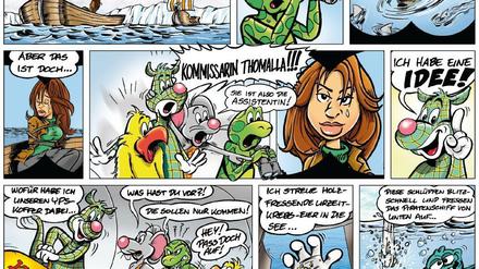 Modernisierter Klassiker: Eine Szene aus Martin Tazls Siegerstrip. 