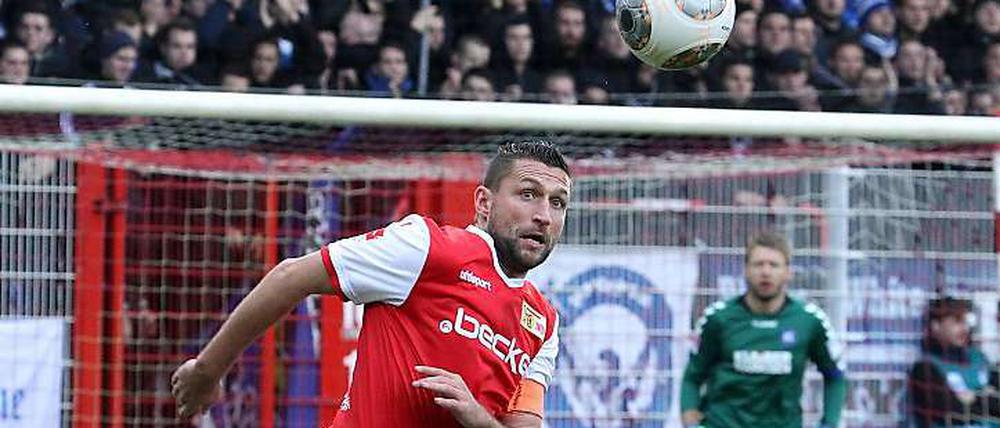 Mit Köpfchen. Torsten Mattuschka lenkt das Spiel des 1. FC Union wohl auch künftig.