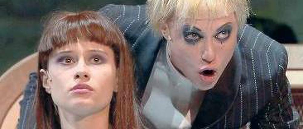 Entertainerinnen. Tabea Bettin (links) und Katharina Maria Schubert.