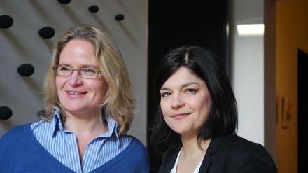 Wollen mehr Frauen in Führungspositionen: Pro-Quote-Vorsitzende Annette Bruhns (l.) und Schauspielerin Jasmin Tabatabai. 