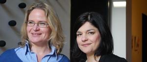 Wollen mehr Frauen in Führungspositionen: Pro-Quote-Vorsitzende Annette Bruhns (l.) und Schauspielerin Jasmin Tabatabai. 