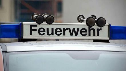 Ein Feuerwehrwagen.