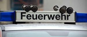 Ein Feuerwehrwagen.