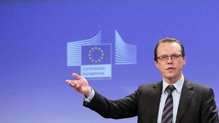 Der litauische EU-Kommissar Algirdas Semeta zeigt sich angriffslustig.