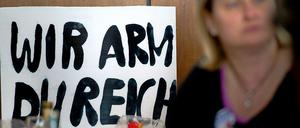 Trotz des Beschäftigungsbooms sind heute in Deutschland mehr Menschen von Armut bedroht.
