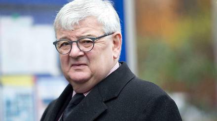 Joschka Fischer vor wenigen Tagen in Wilmersdorf.