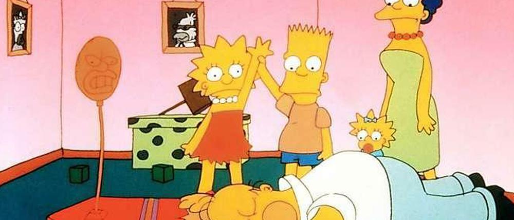 Die bürgerliche Familie in Zehlendorf braucht immer häufiger Hilfe. Ob die Simpsons da helfen können? Vielleicht mit einer Portion Gelassenheit.