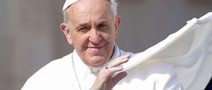Papst Franziskus auf dem Petersplatz.