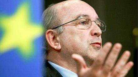 EU-Wettbewerbskommissar Joaquín Almunia: Der Spanier nimmt Einfluss auf die Berliner Koalitionsverhandlungen.