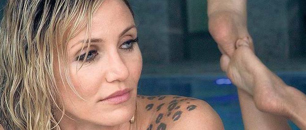 Raubtier mit Geparden-Tattoo. Cameron Diaz als Inkarnation der Gier.