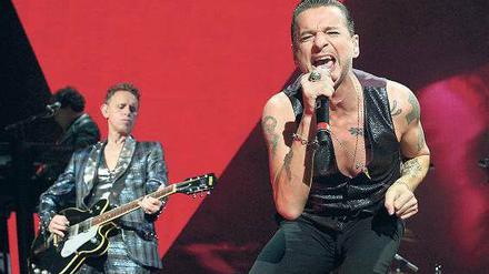 Perfekte Rampensäue. Martin Gore und Dave Gahan in Berlin. 