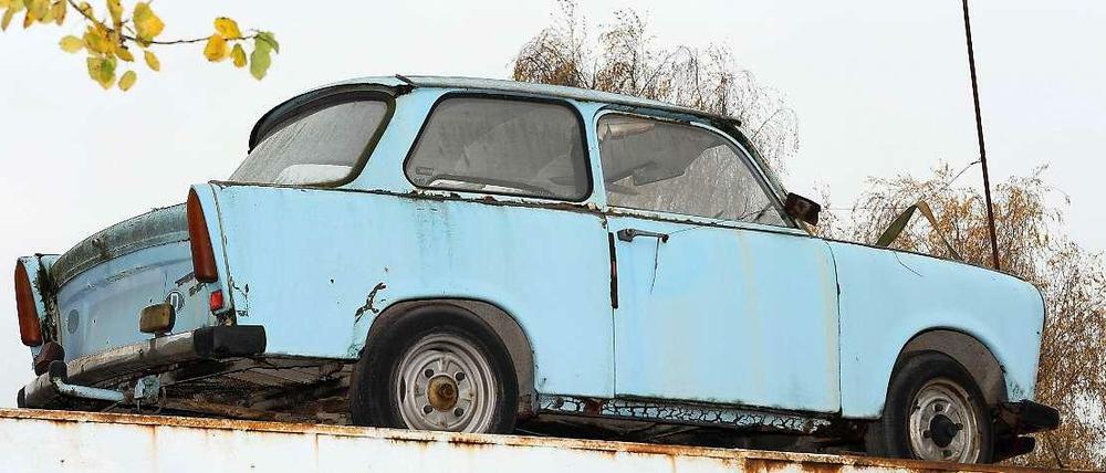 Verrostetes DDR-Relikt: Einen Trabi fahren die meisten Wendekinder wohl nicht mehr. 