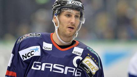 Eisbären-Kapitän Rankel muss weiter passen.