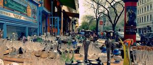 Die Bergmannstraße wäre ohne die vielen Trödelläden kaum vorstellbar.