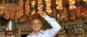 Wenn der Felix ausholt, werden die Tomaten auf einen Schlag rot.