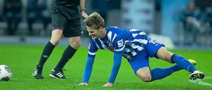 Die Hinrunde ist gelaufen: Herthas Sebastian Langkamp.