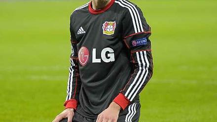 Auf dem Boden der Tatsachen: Leverkusens Stefan Kießling.