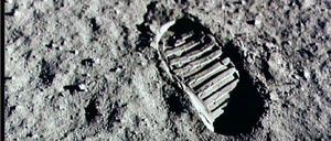 Armstrongs Fußabdruck