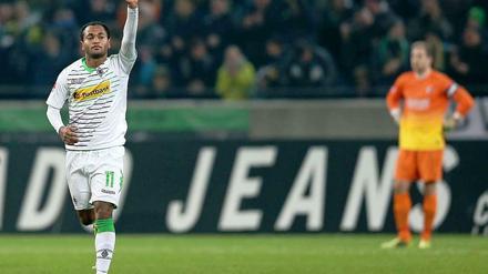 Tor des Spiels: Der frühere Herthaner Raffael erzielte den 1:0-Siegtreffer für Gladbach.