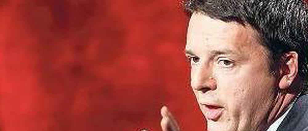 Matteo Renzi, der linke Bürgermeister von Florenz. 