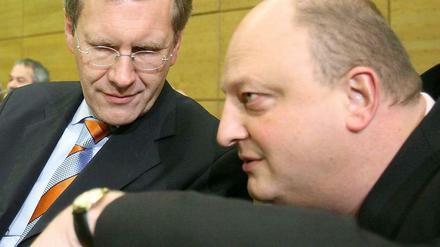 Christian Wulff und Olaf Glaeseker, als sie noch miteinander redeten.