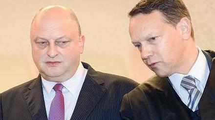Der Altpräsident, ein Kontrollfreak? So sieht es Olaf Glaeseker (links).