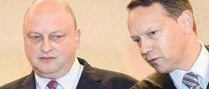 Der Altpräsident, ein Kontrollfreak? So sieht es Olaf Glaeseker (links). 