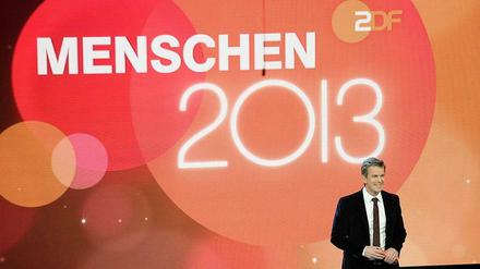 Auch nur ein Mensch des Jahres 2013: Moderator Markus Lanz.